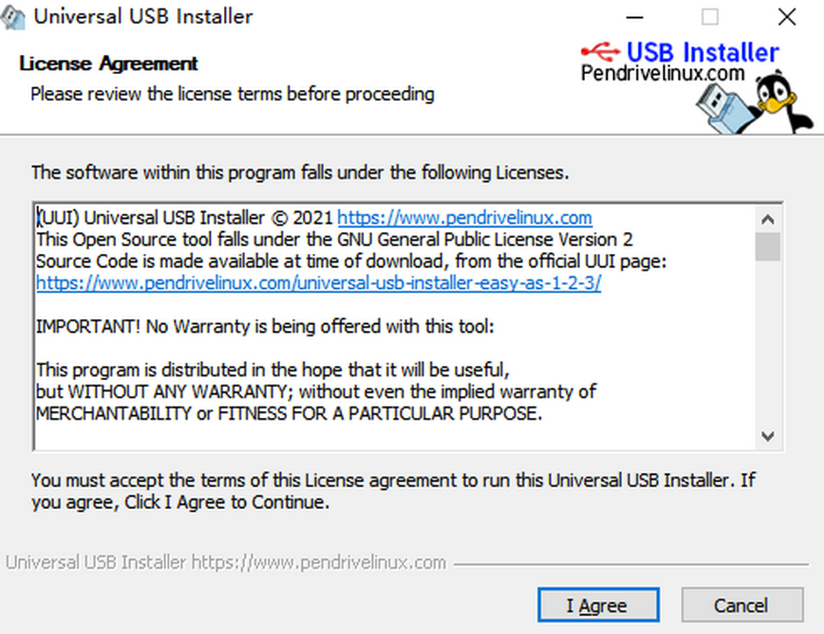 Universal USB Installer