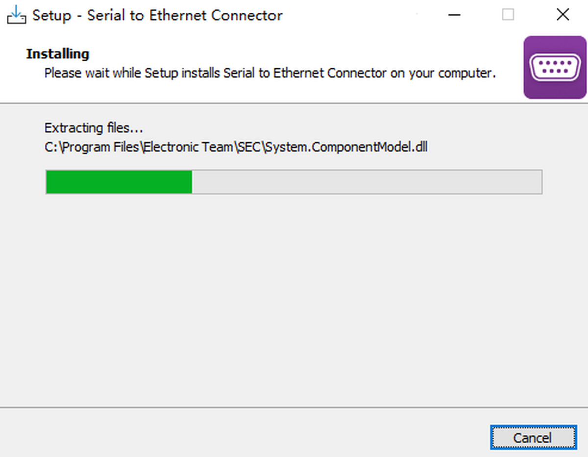 Serial to Ethernet Connector