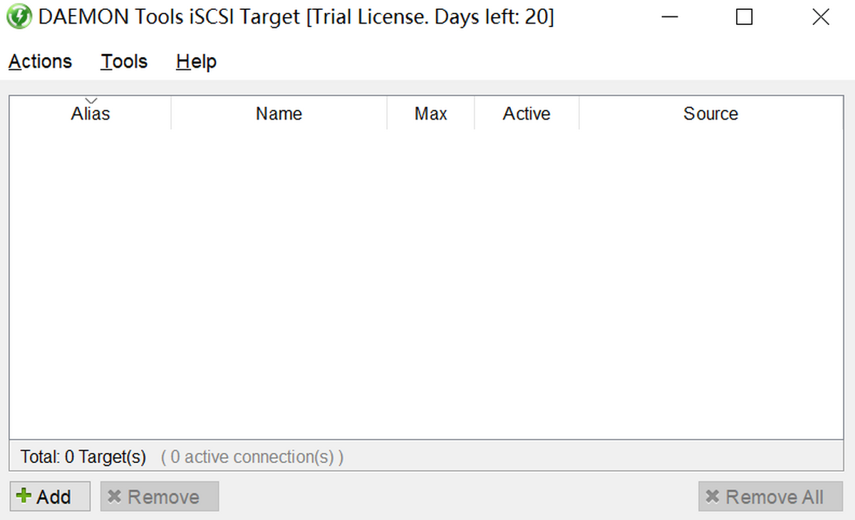 DAEMON Tools iSCSI Target