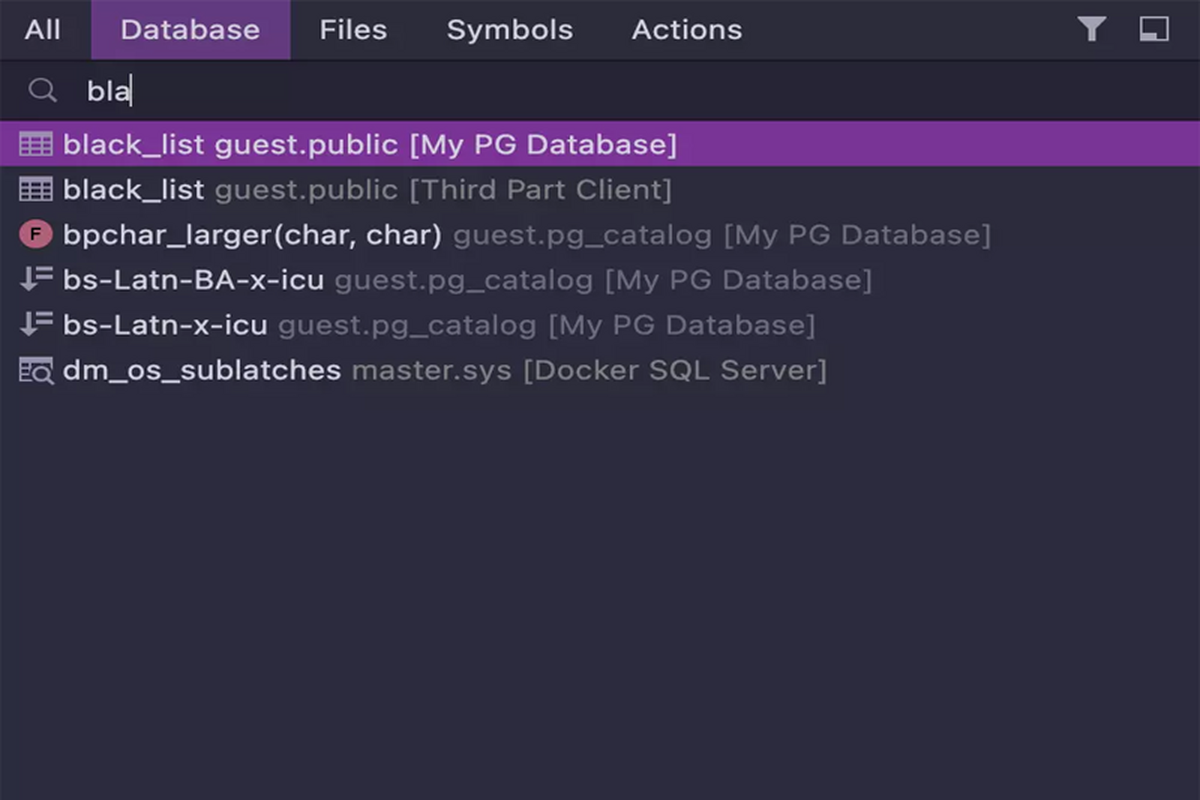 JetBrains DataGrip