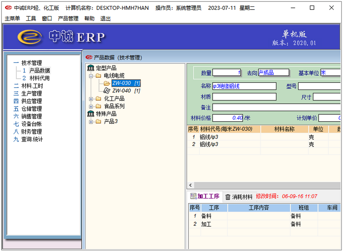\ERP(p)