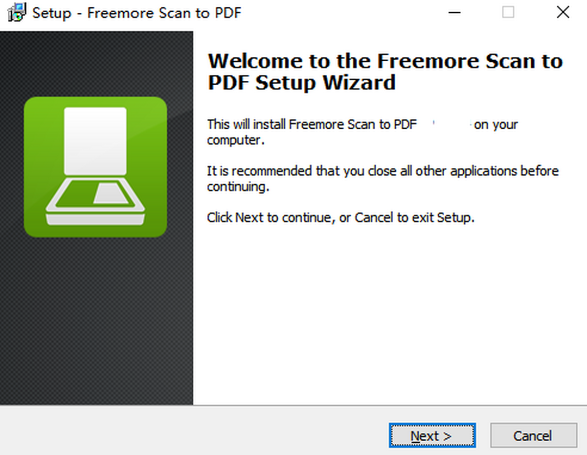 Freemore Scan to PDF