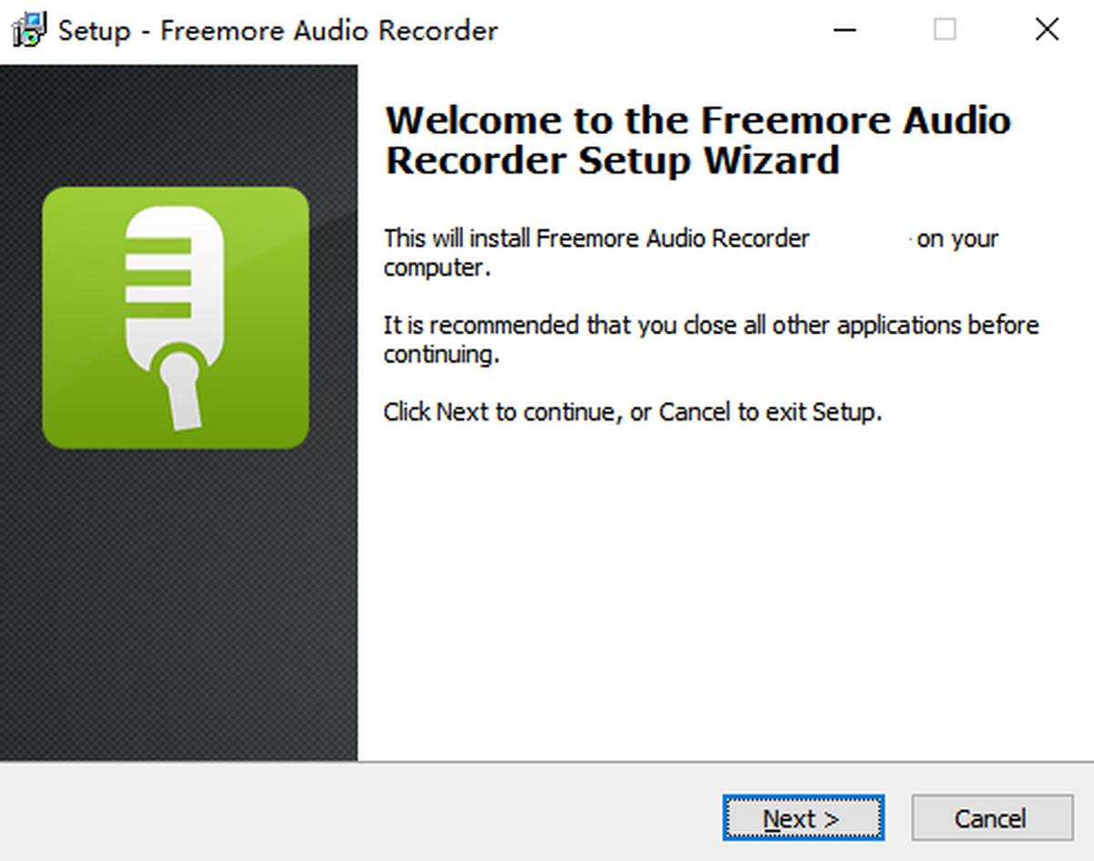 Freemore Audio Recorder