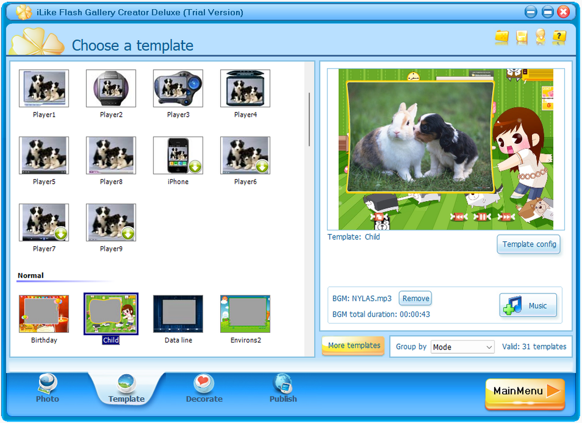 iLike Flash Gallery Creator Deluxe