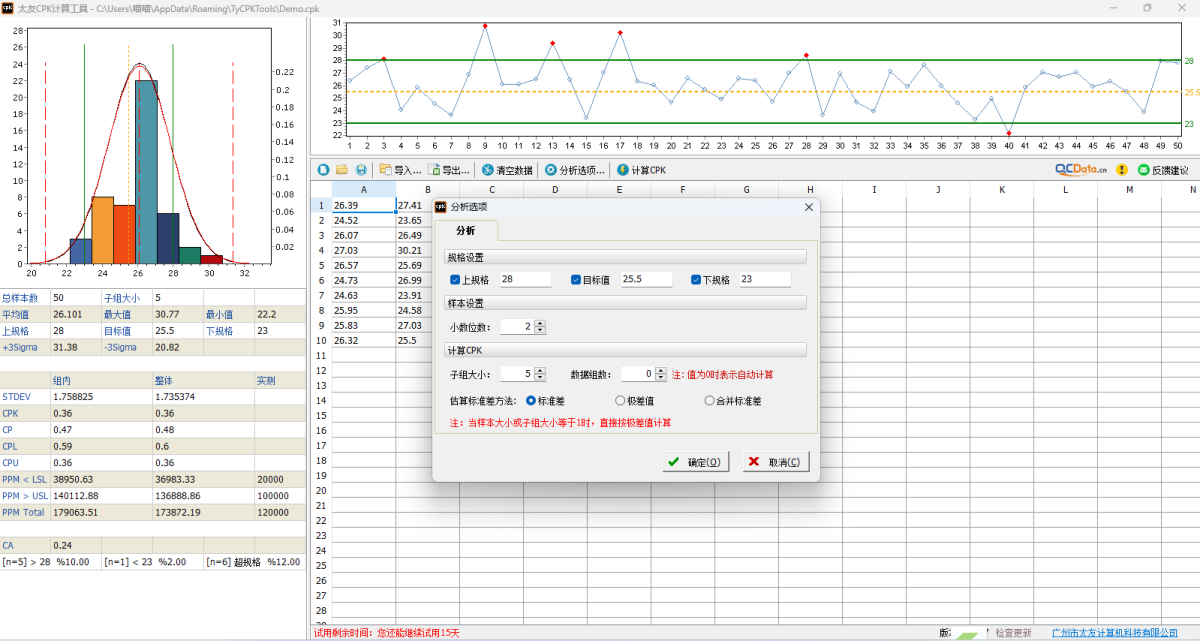 太友CPK计算工具