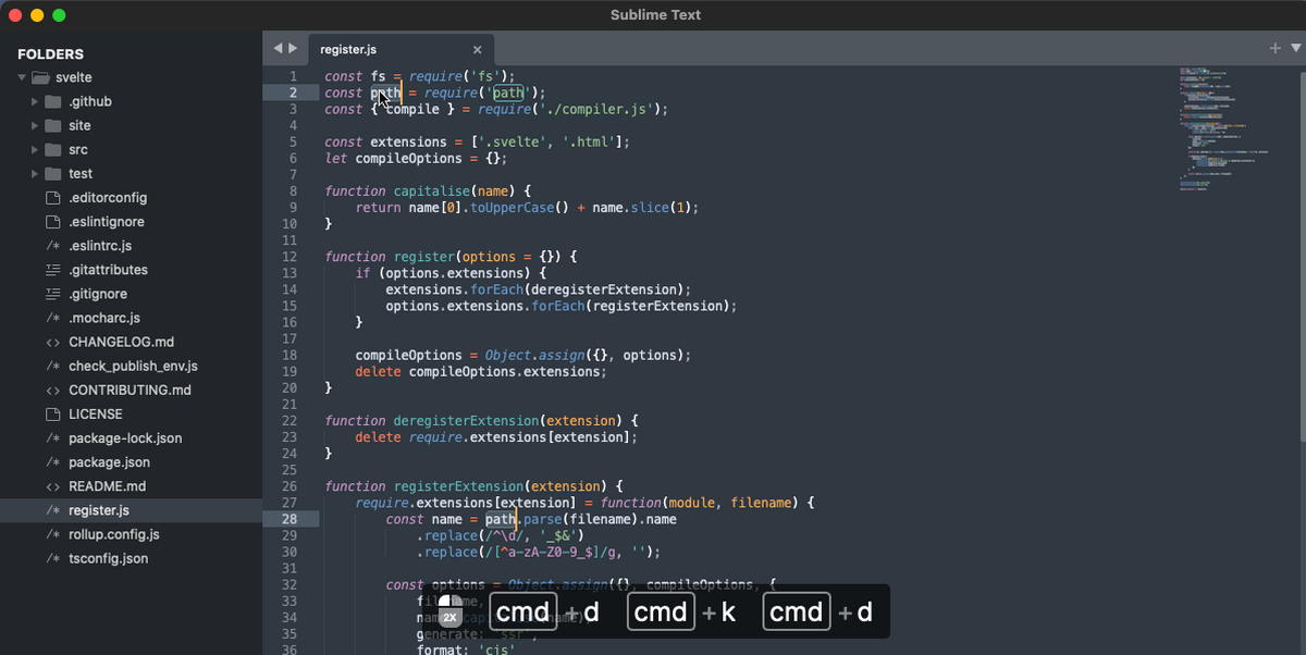Sublime Text Mac版