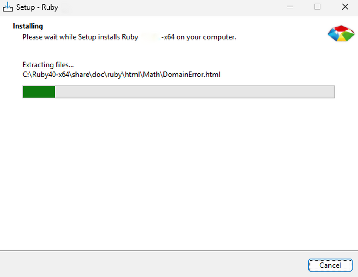 rubyinstaller64位