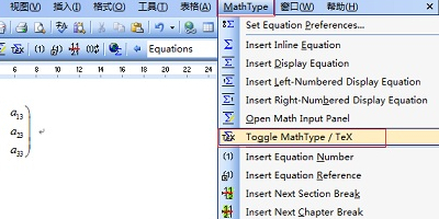 MathTypeʽתΪLaTeX룿˵ּ