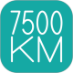 ����7500km